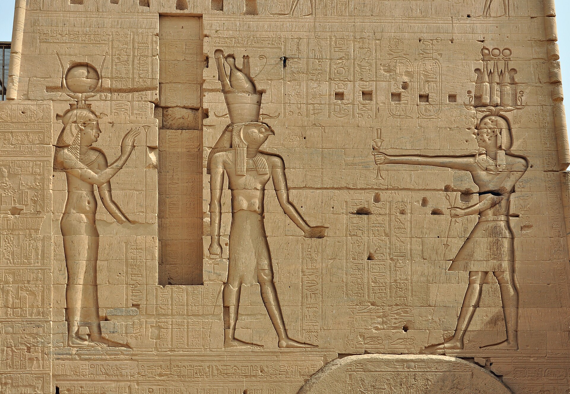 Island temple and Nile at Aswan